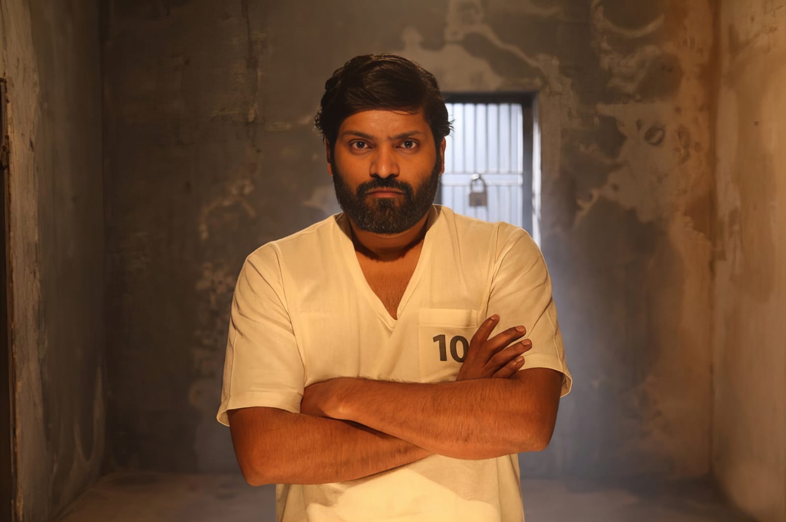 Lakshmikanthan Kolai Vazhakku character introduction visual featuring Vetri Lakshmikanthan Kolai Vazhakku character introduction visual featuring Vetri
