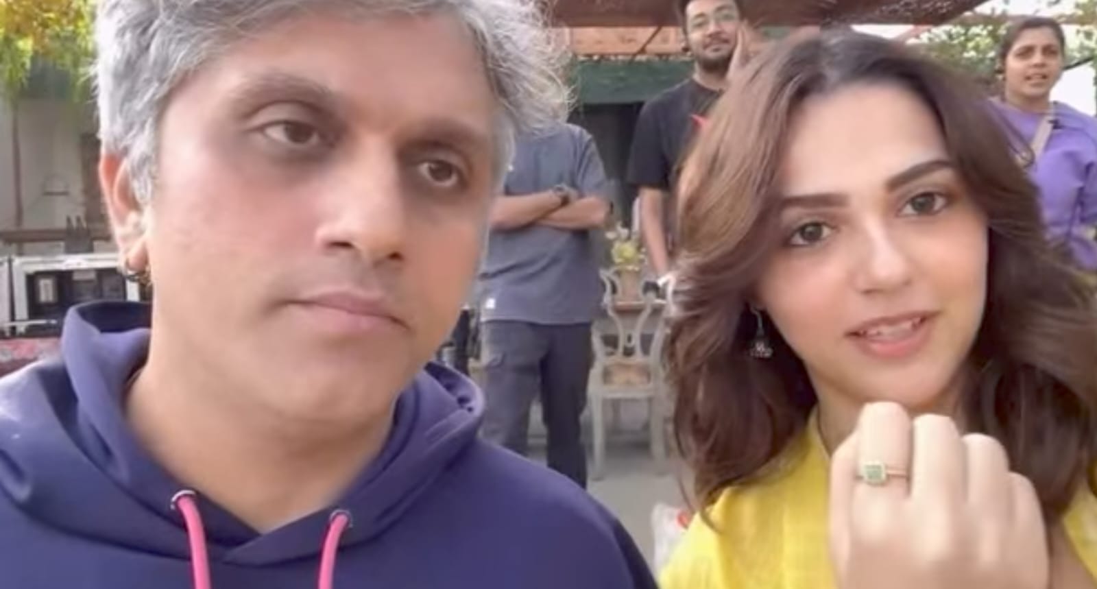 Aneet Padda and Mohit Suri birthday Instagram video screenshot Aneet Padda and Mohit Suri birthday Instagram video screenshot