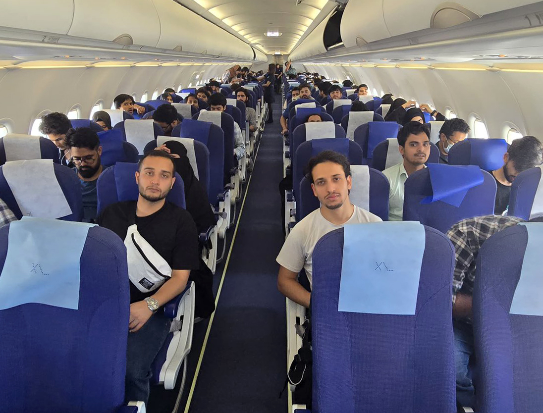 Indian fishermen evacuated from Iran arriving in India via Armenia Indian fishermen evacuated from Iran arriving in India via Armenia