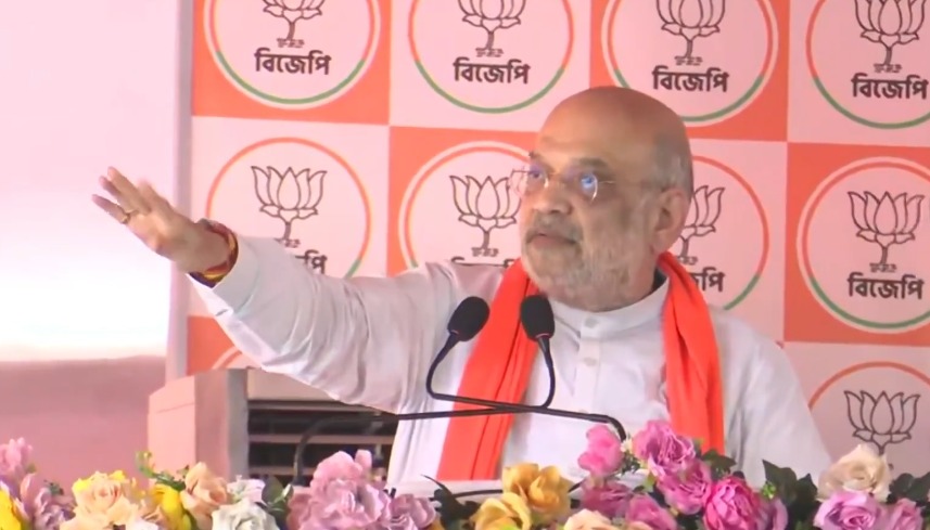 Union Home Minister Amit Shah addressing rally about Mamata Banerjee and West Bengal violence Union Home Minister Amit Shah addressing rally about Mamata Banerjee and West Bengal violence