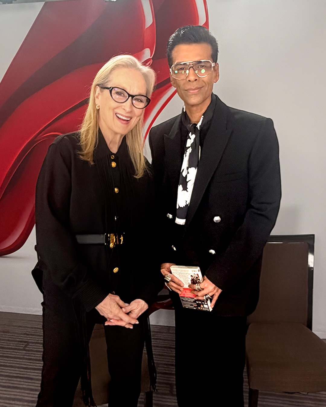 Meryl Streep and Karan Johar discussing The Devil Wears Prada Meryl Streep and Karan Johar discussing The Devil Wears Prada