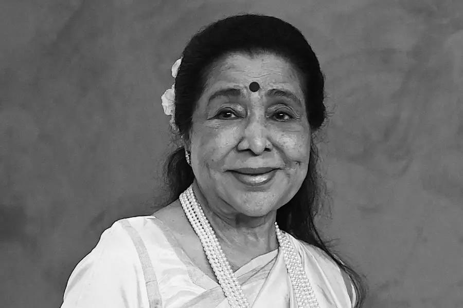 Asha Bhosle legendary singer portrait Asha Bhosle legendary singer portrait