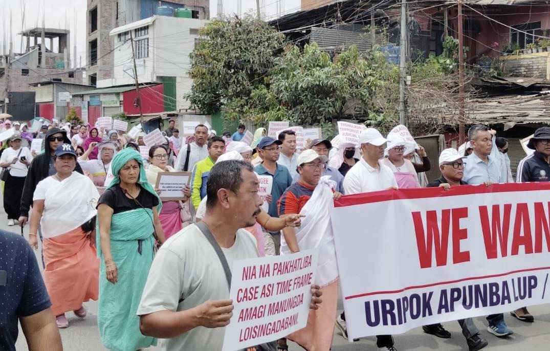 Manipur protest rally demanding justice for child killings Manipur protest rally demanding justice for child killings