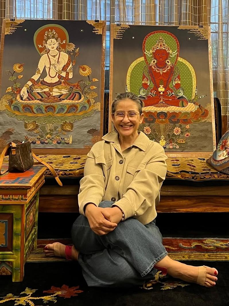 Manisha Koirala visiting Kathmandu art galleries and museums Manisha Koirala visiting Kathmandu art galleries and museums
