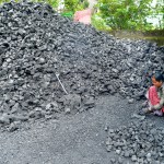 Coal mine with documents showing monetary asset accounts discussion paper Coal mine with documents showing monetary asset accounts discussion paper