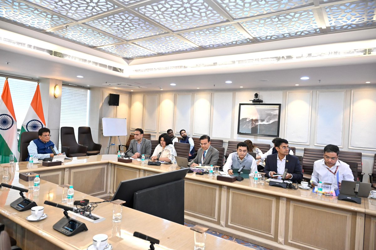 Piyush Goyal meets officers to assess FTA progress and boost exports Piyush Goyal meets officers to assess FTA progress and boost exports