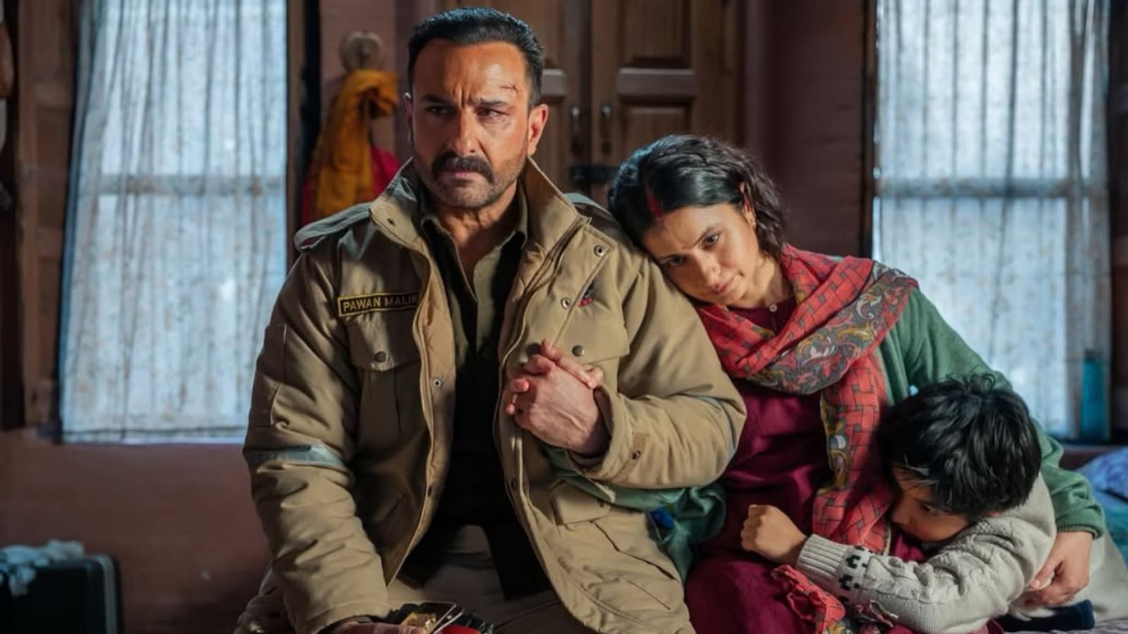 Rasika Dugal and Saif Ali Khan working together on Kartavya set Rasika Dugal and Saif Ali Khan working together on Kartavya set