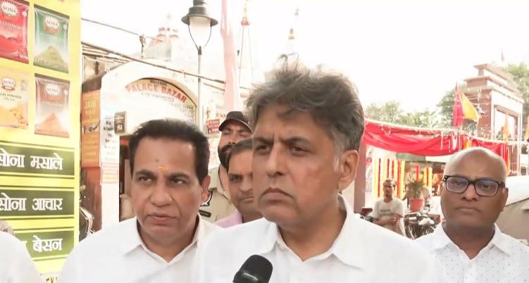 Manish Tewari criticizing EC for acting as BJP tool in West Bengal elections Manish Tewari criticizing EC for acting as BJP tool in West Bengal elections