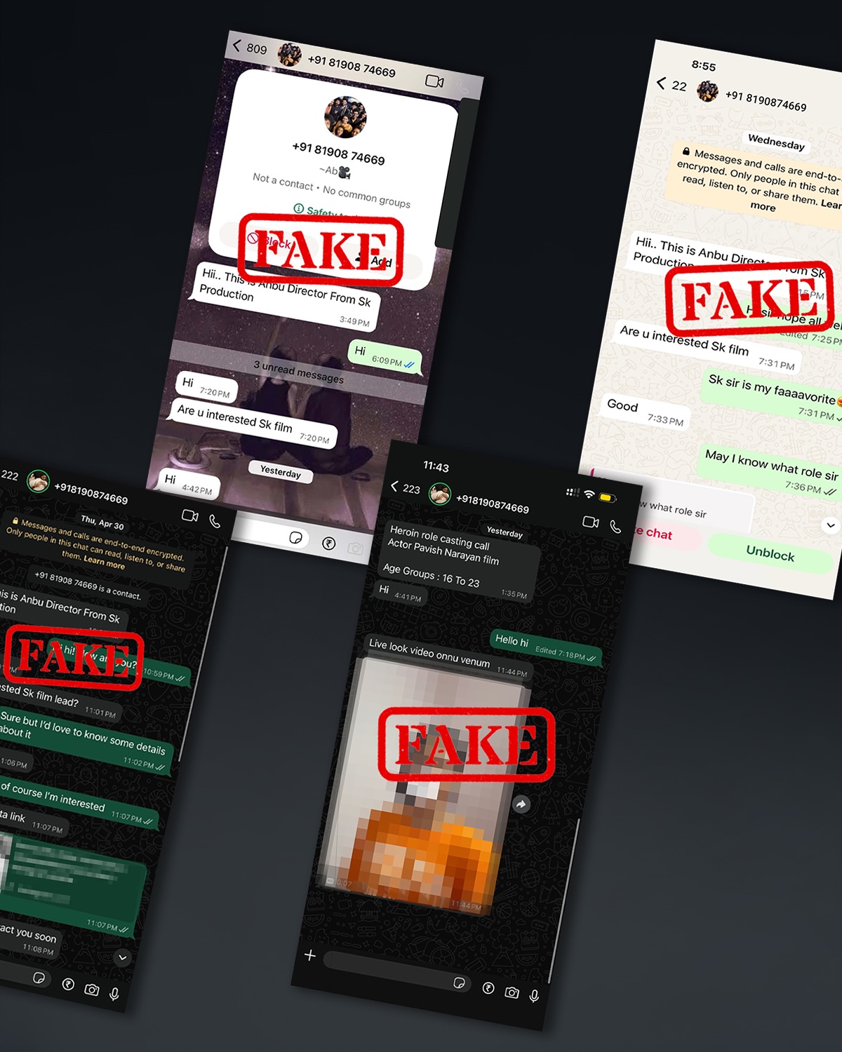 Sivakarthikeyan casting fraud warning social media post Sivakarthikeyan casting fraud warning social media post