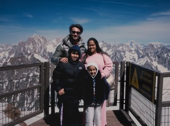 Aayush Sharma family vacay with Arpita Khan and kids in snowy mountains Aayush Sharma family vacay with Arpita Khan and kids in snowy mountains