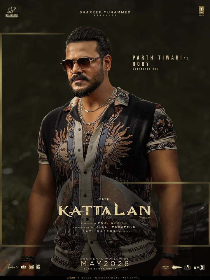 Parth Tiwari as Roby in Kattalan character reveal poster Parth Tiwari as Roby in Kattalan character reveal poster
