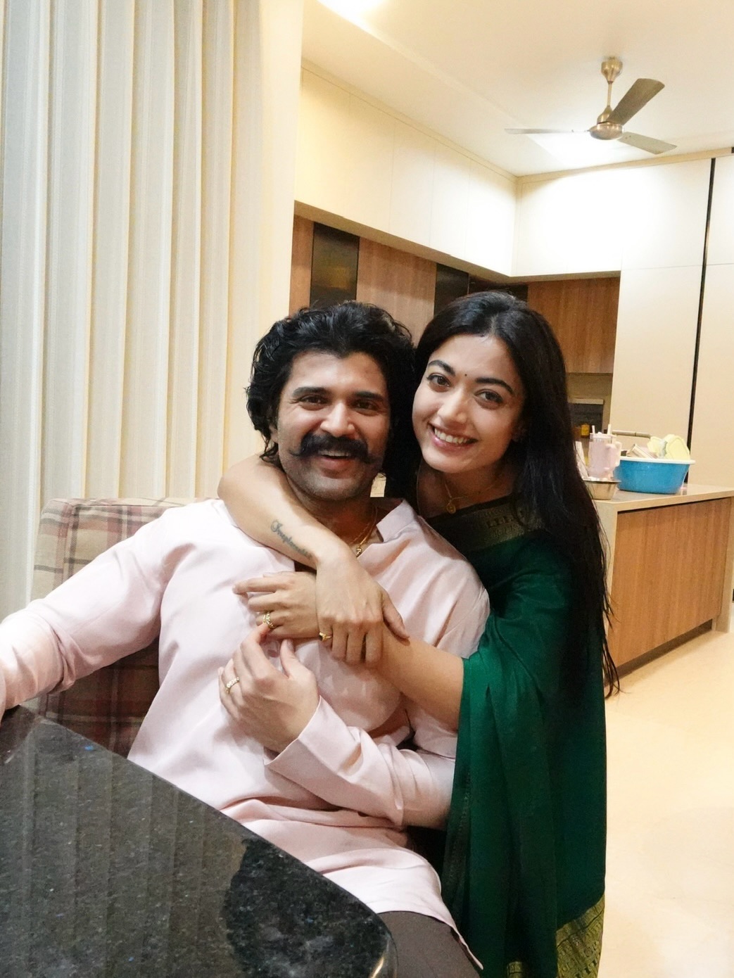 Rashmika Mandanna and Vijay Deverakonda celebrating birthday together Rashmika Mandanna and Vijay Deverakonda celebrating birthday together