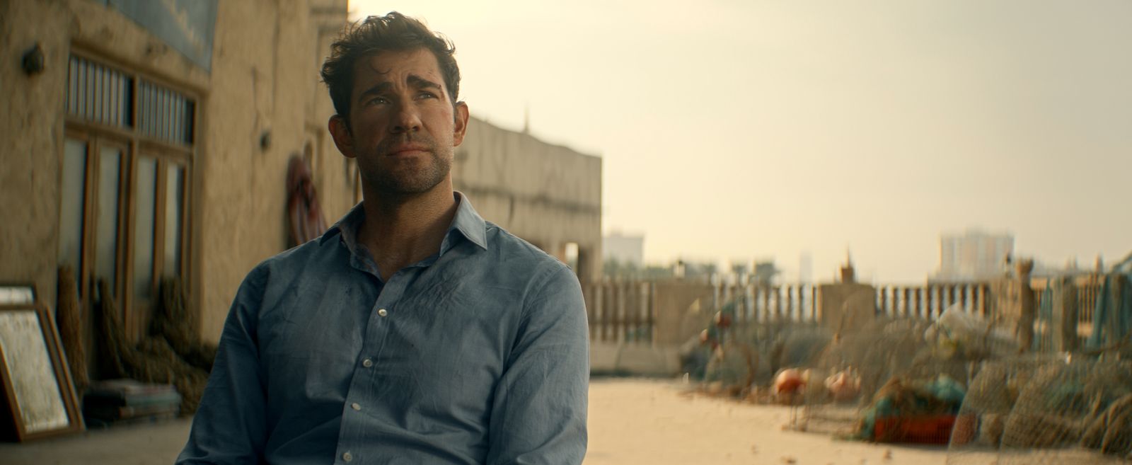 John Krasinski as Jack Ryan in Ghost War Ryanverse movie John Krasinski as Jack Ryan in Ghost War Ryanverse movie