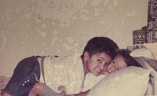 Childhood photo of Vicky Kaushal lying on brother Sunny for his birthday Childhood photo of Vicky Kaushal lying on brother Sunny for his birthday
