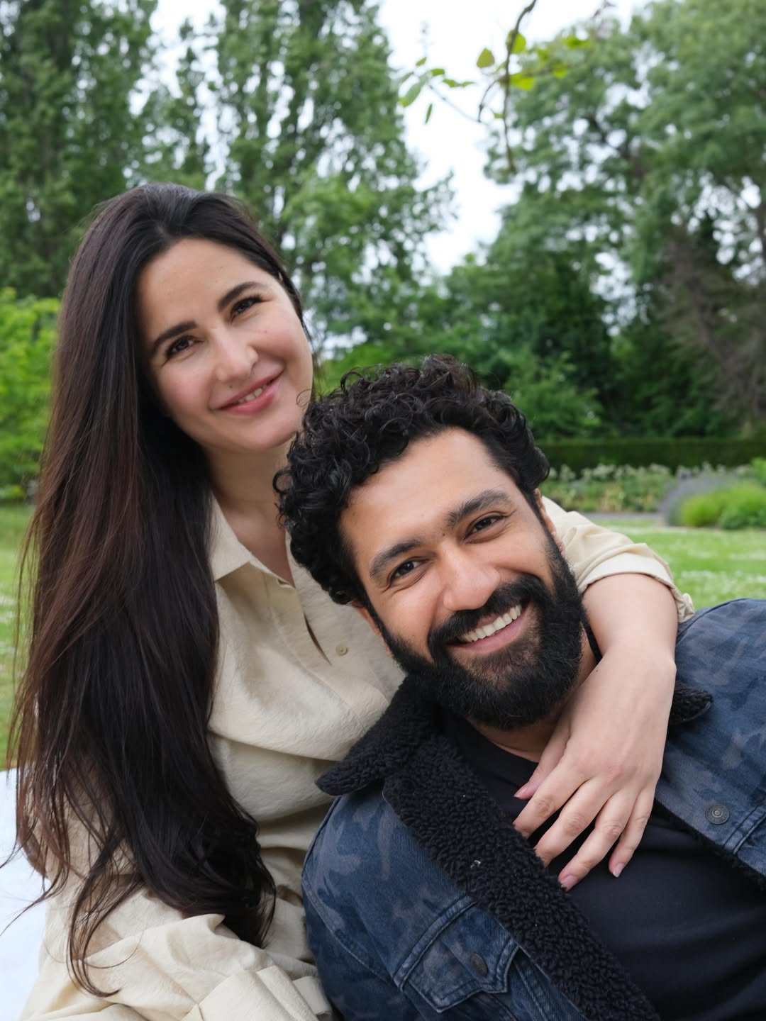 Katrina Kaif and Vicky Kaushal birthday celebration with little angel and cake Katrina Kaif and Vicky Kaushal birthday celebration with little angel and cake