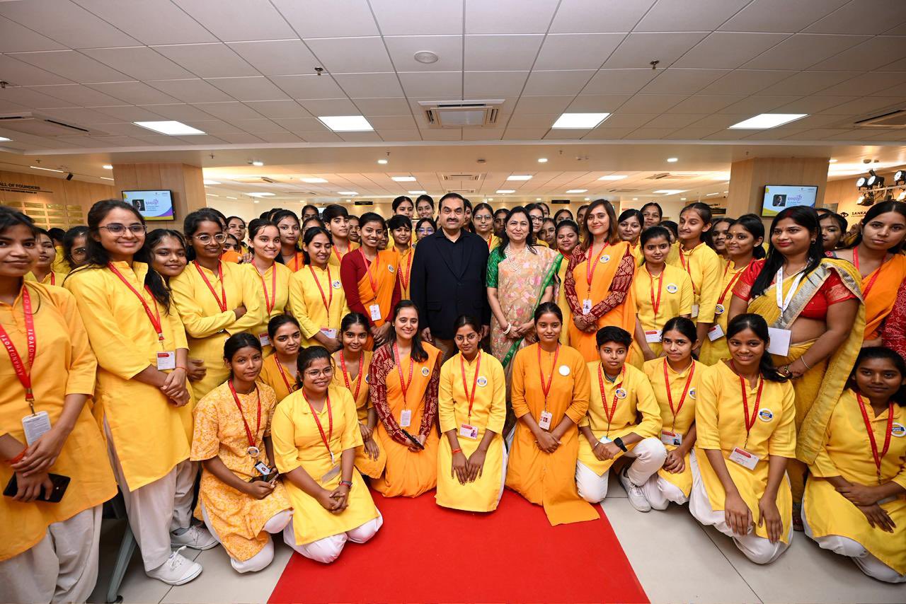 Gautam Adani launching ACE eye hospital initiative for affordable eye care Gautam Adani launching ACE eye hospital initiative for affordable eye care