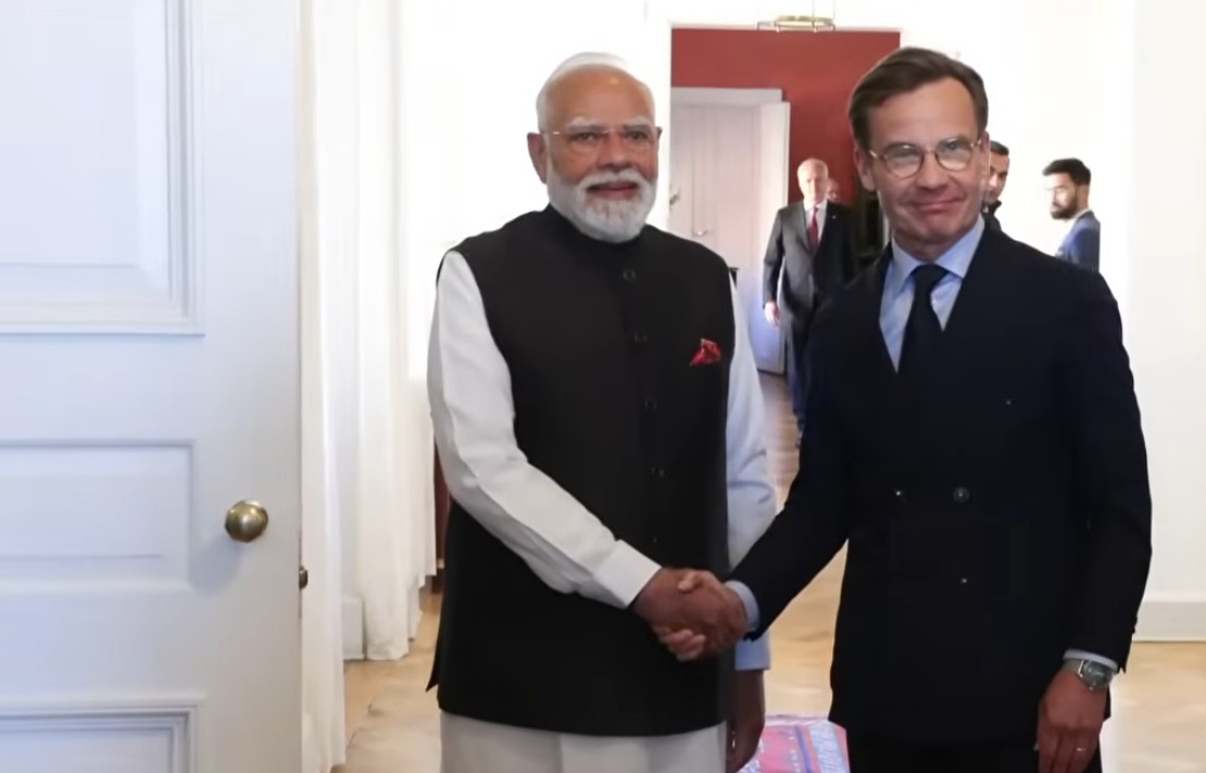 India-Sweden Strategic Partnership summit meeting between Prime Ministers India-Sweden Strategic Partnership summit meeting between Prime Ministers