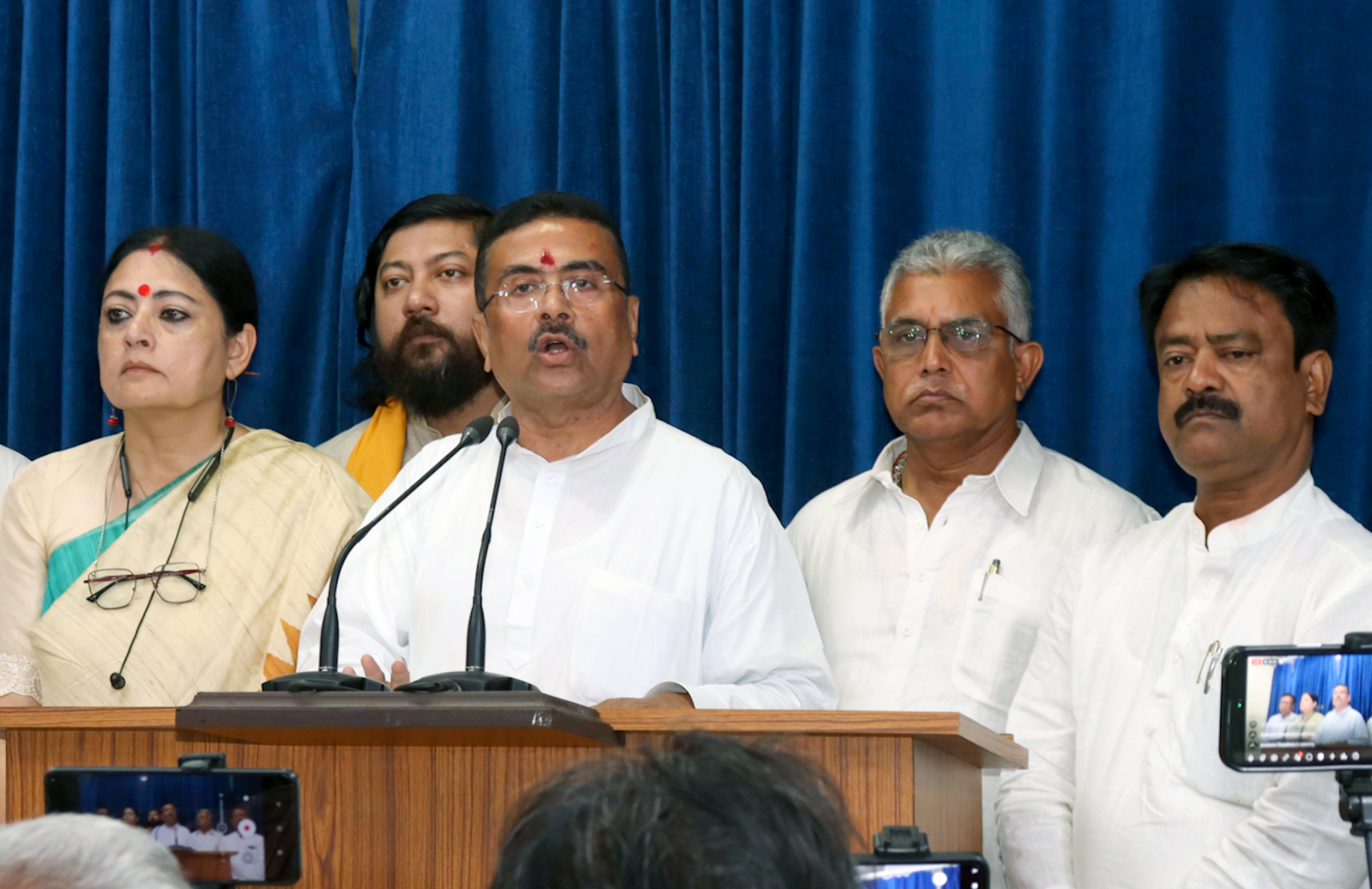 Bengal cabinet expansion ceremony at Lok Bhavan Bengal cabinet expansion ceremony at Lok Bhavan