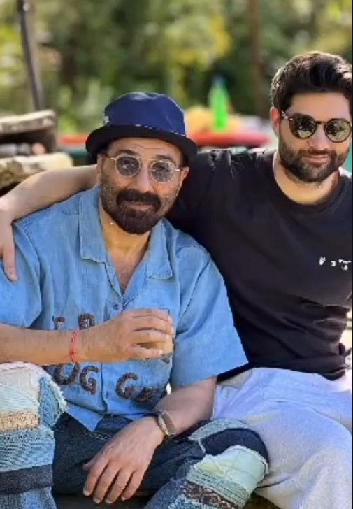 Sunny Deol and son Rajveer Deol celebrating birthday with love Sunny Deol and son Rajveer Deol celebrating birthday with love