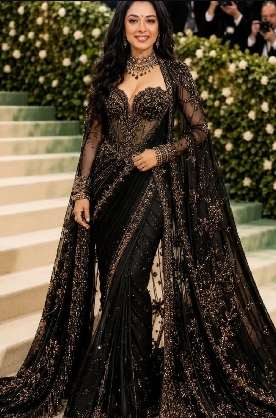 Rupali Ganguly reimagines her Met Gala looks through AI with elegant gown-saree fusion Rupali Ganguly reimagines her Met Gala looks through AI with elegant gown-saree fusion