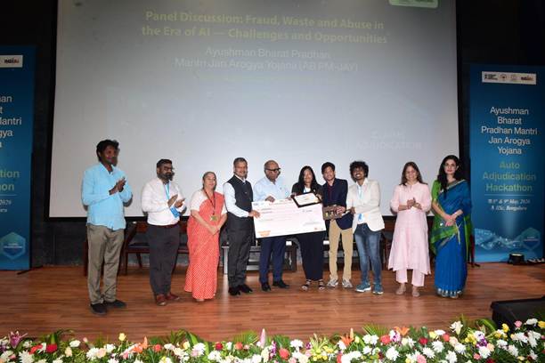 AI hackathon winners felicitated for Ayushman Bharat claims processing AI hackathon winners felicitated for Ayushman Bharat claims processing