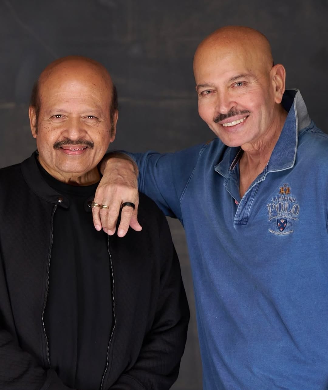 Rajesh Roshan birthday celebration with Rakesh Roshan Rajesh Roshan birthday celebration with Rakesh Roshan