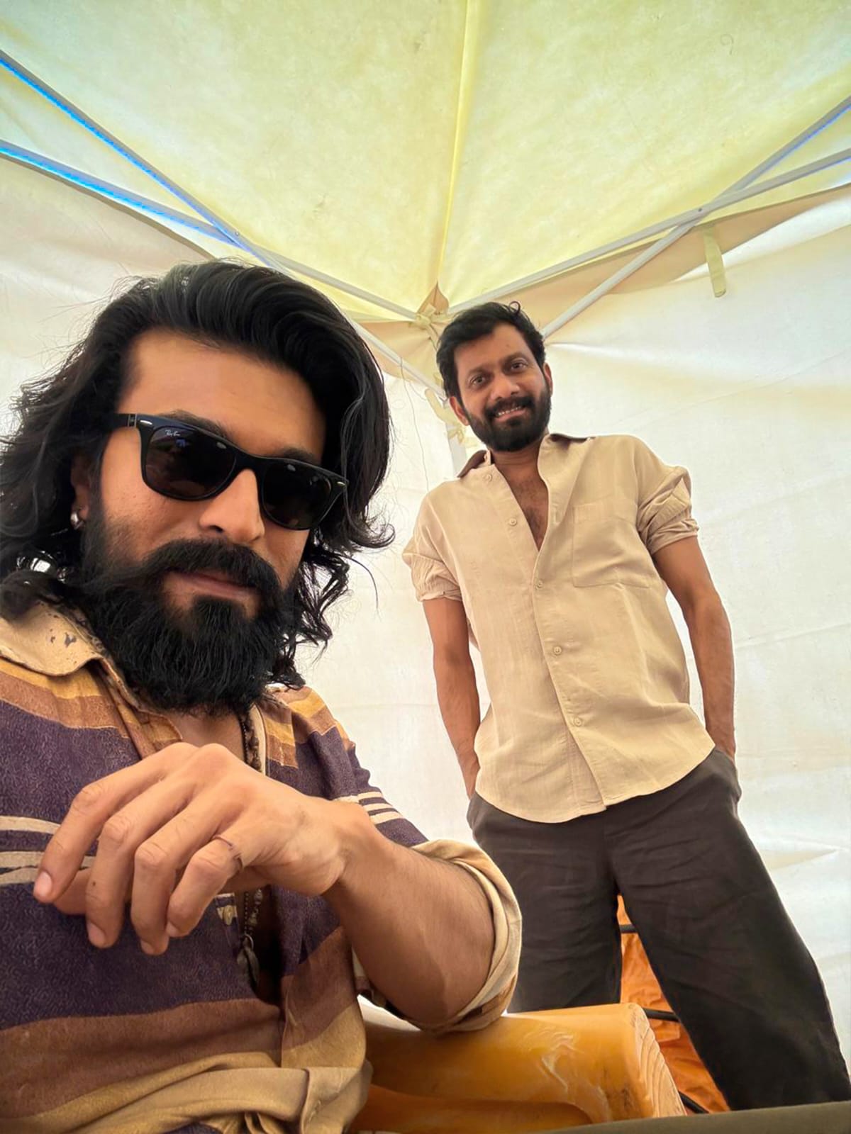 Ram Charan issuing public apology to Jasprit Bumrah for football mistake Ram Charan issuing public apology to Jasprit Bumrah for football mistake