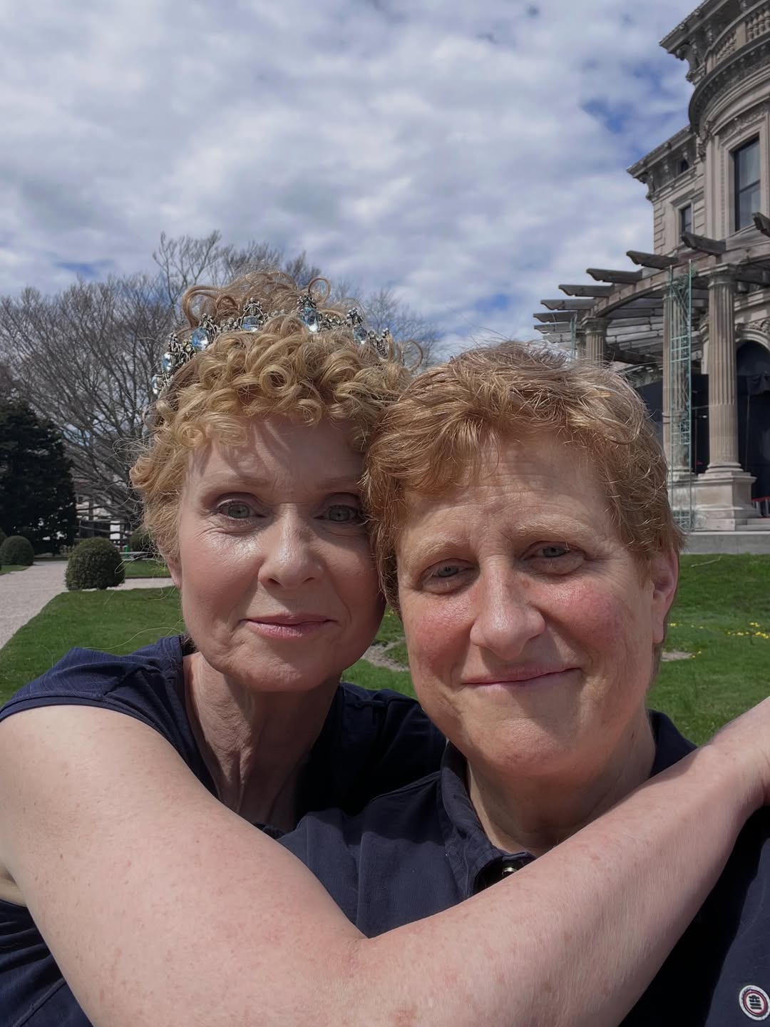 Cynthia Nixon and her wife Christine Marinoni celebrating their 14th wedding anniversary Cynthia Nixon and her wife Christine Marinoni celebrating their 14th wedding anniversary