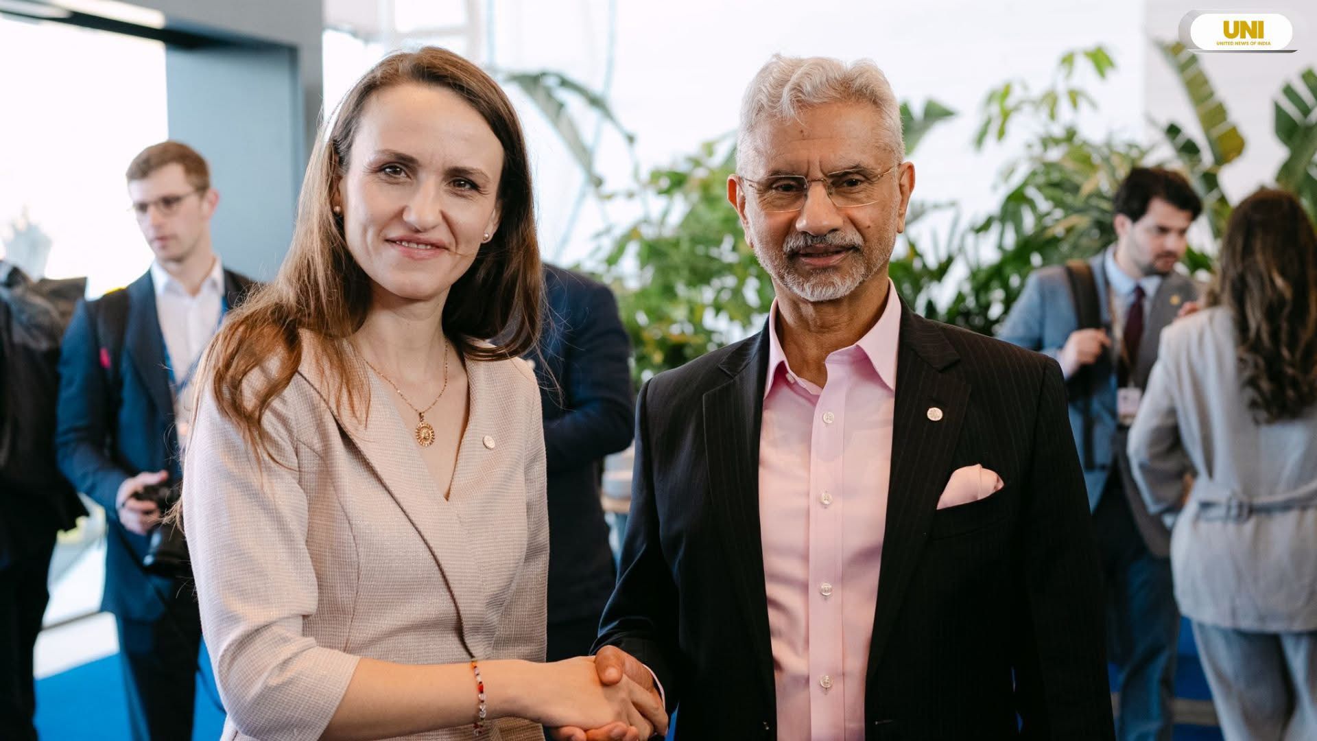 EAM Jaishankar and Romanian Foreign Minister meeting on EU-India FTA preparations EAM Jaishankar and Romanian Foreign Minister meeting on EU-India FTA preparations