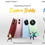 Realme P Series smartphone showcasing advanced battery performance and stylish design Realme P Series smartphone showcasing advanced battery performance and stylish design