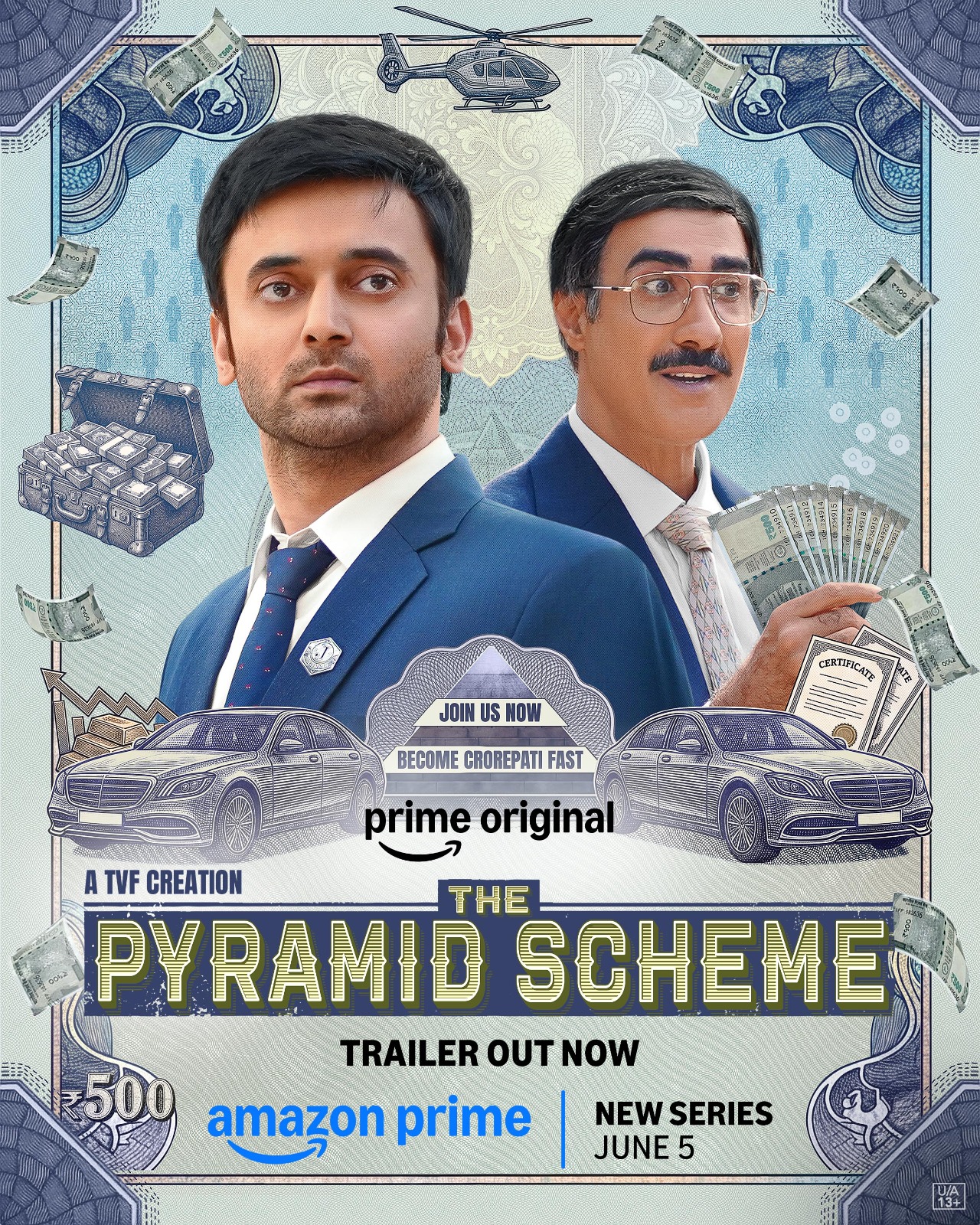 Ranvir Shorey in The Pyramid Scheme as a middle-class man Ranvir Shorey in The Pyramid Scheme as a middle-class man