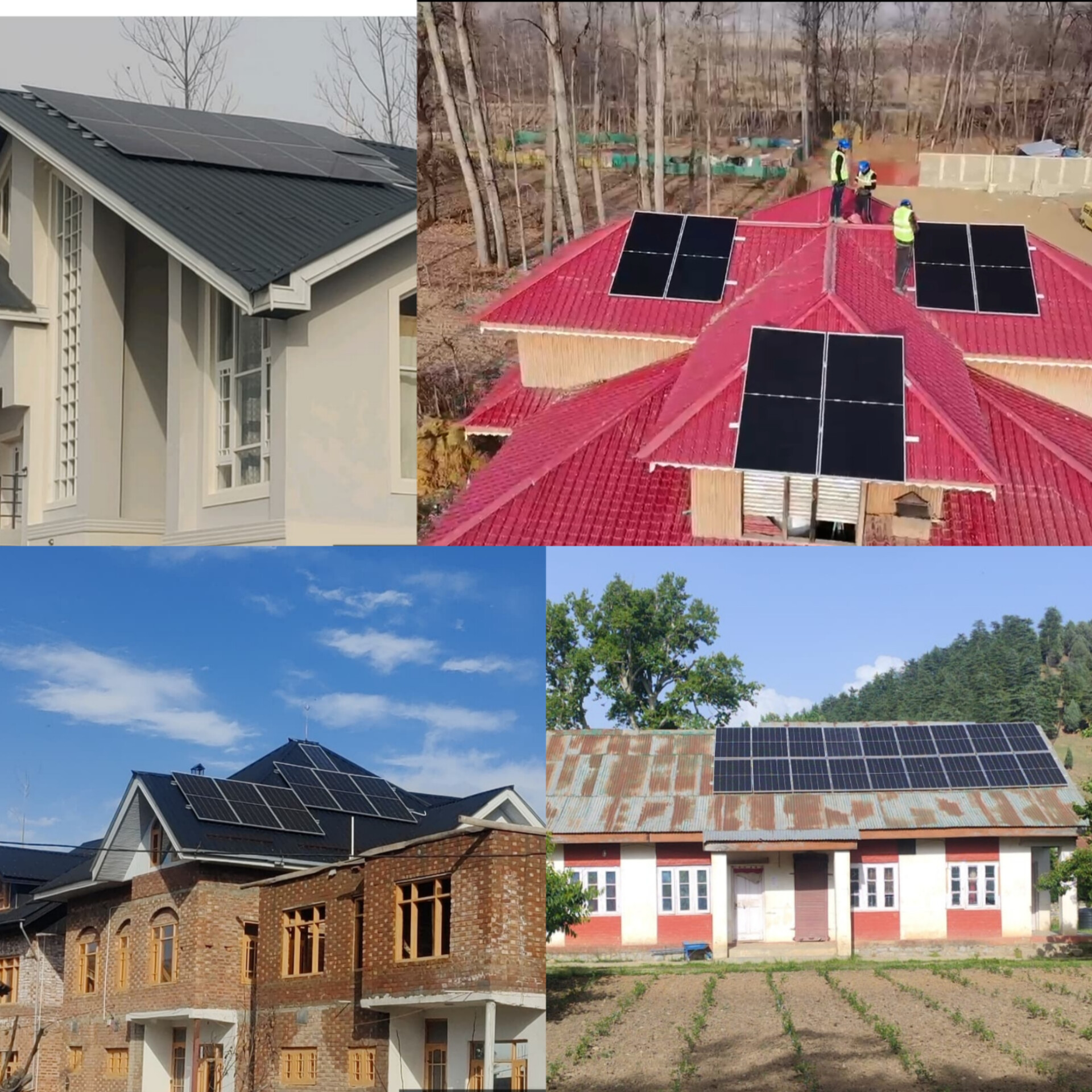 Solar rooftop panels installed under PM Surya Ghar scheme in Anantnag J&K Solar rooftop panels installed under PM Surya Ghar scheme in Anantnag J&K