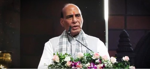 Rajnath Singh speaking about indigenous weapons systems for future wars Rajnath Singh speaking about indigenous weapons systems for future wars