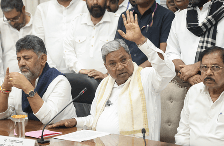 Congress Legislature Party meeting in Karnataka to elect new leader Congress Legislature Party meeting in Karnataka to elect new leader