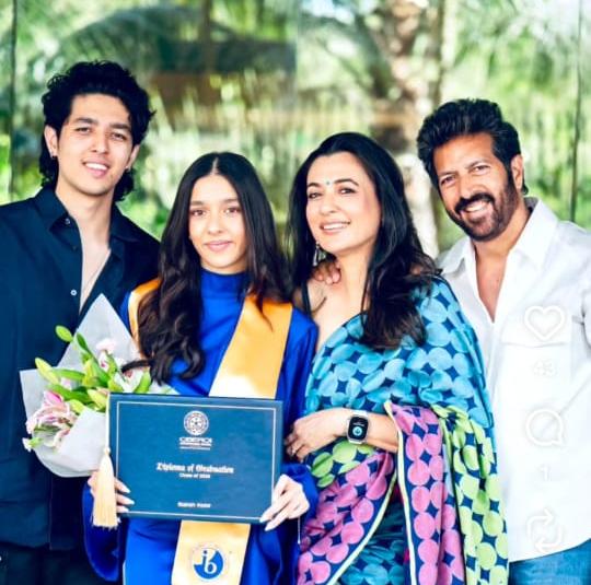 Sairah Kabir graduation ceremony with Kabir Khan and Mini Mathur Sairah Kabir graduation ceremony with Kabir Khan and Mini Mathur