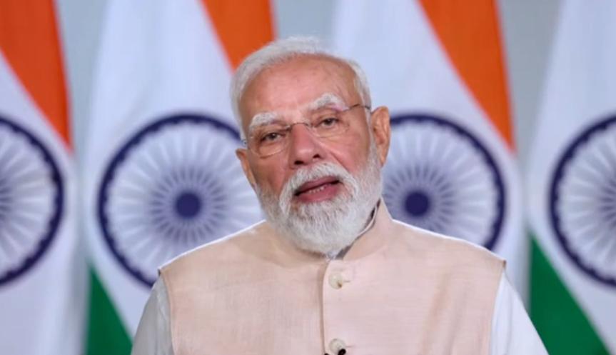 PM Modi speaking at the World Yogasana Championship launch of the Yoga 365 campaign PM Modi speaking at the World Yogasana Championship launch of the Yoga 365 campaign