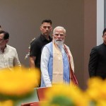 PM Modi speaking at a public meeting in Daman highlighting India's fastest-growing economy PM Modi speaking at a public meeting in Daman highlighting India's fastest-growing economy