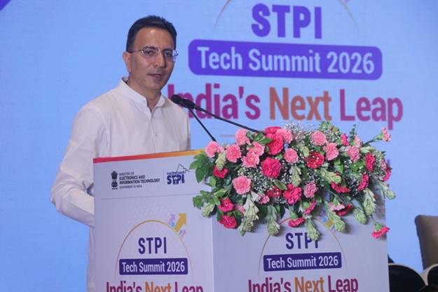 Jitin Prasada speaking at STPI Tech Summit 2026 about India's future-ready digital economy Jitin Prasada speaking at STPI Tech Summit 2026 about India's future-ready digital economy
