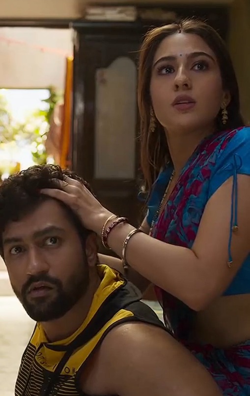 Sara Ali Khan and Vicky Kaushal in a scene from Zara Hatke Zara Bachke Sara Ali Khan and Vicky Kaushal in a scene from Zara Hatke Zara Bachke