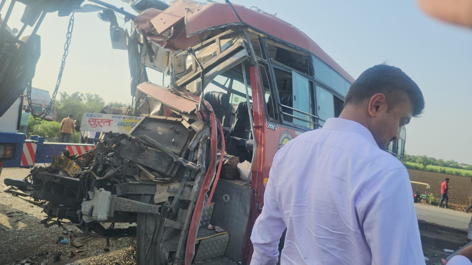 Surat bus crash ex-gratia announcement by PM Modi Surat bus crash ex-gratia announcement by PM Modi