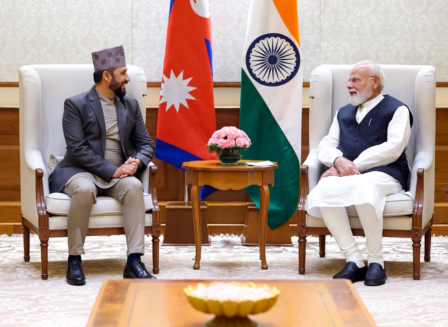 Lamichhane and PM Modi meeting to strengthen Nepal-India ties Lamichhane and PM Modi meeting to strengthen Nepal-India ties