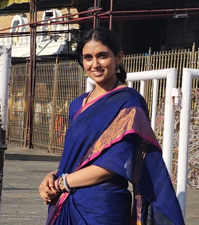 Rinku Rajguru at Srivari Temple in Tirumala Rinku Rajguru at Srivari Temple in Tirumala