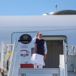 PM Modi arrives in Slovakia for bilateral visit with president and prime minister PM Modi arrives in Slovakia for bilateral visit with president and prime minister