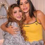 Sofia Vergara dancing to Hips Don't Lie at Shakira 100th show concert Sofia Vergara dancing to Hips Don't Lie at Shakira 100th show concert