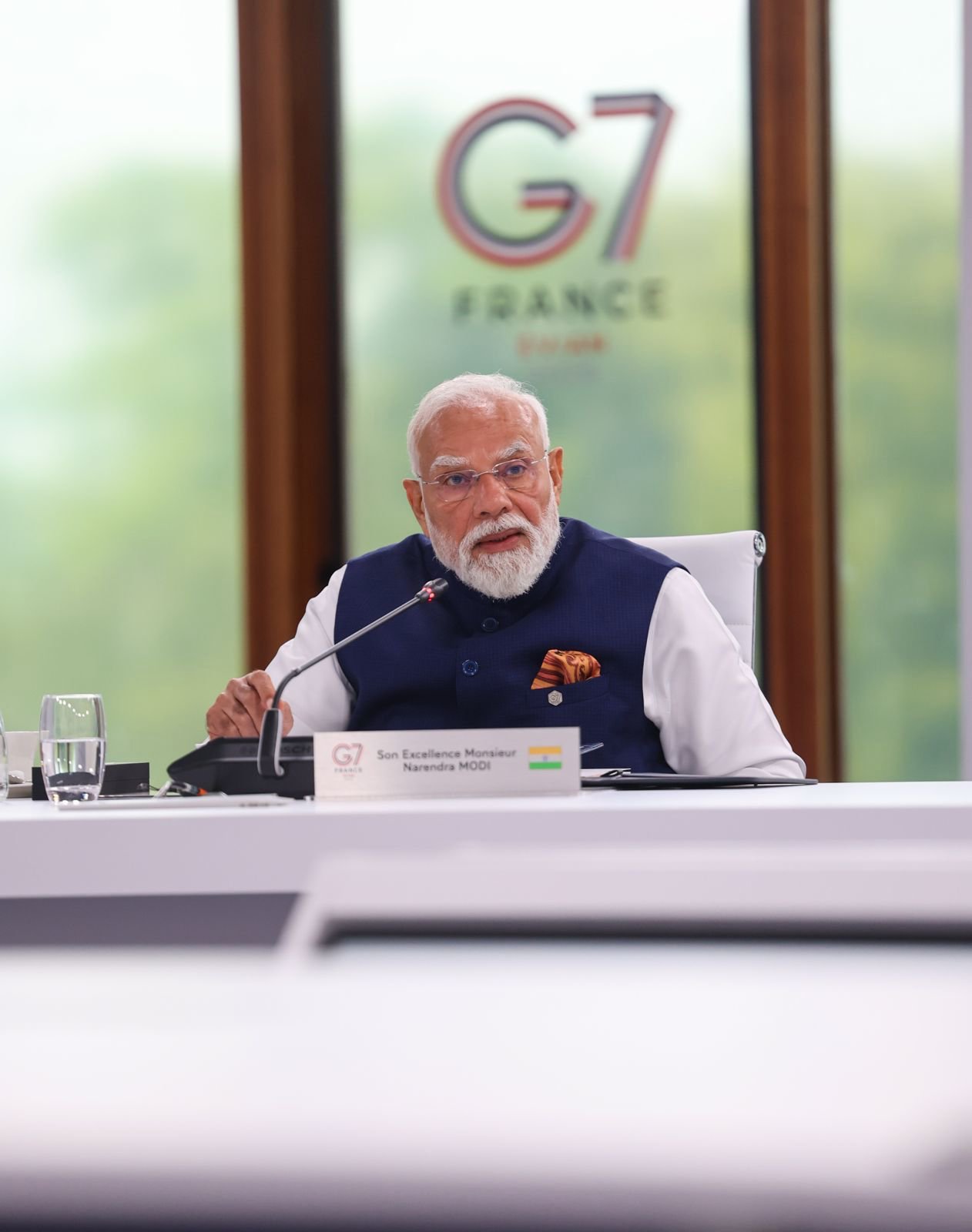 PM Modi speaking at G7 Summit about mutual trust being a strategic asset PM Modi speaking at G7 Summit about mutual trust being a strategic asset
