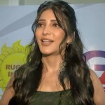 Shruti Haasan sharing life lessons at Rugby Premier League event Shruti Haasan sharing life lessons at Rugby Premier League event