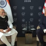 global role for India Trump Modi G7 summit handshake global role for India Trump Modi G7 summit handshake