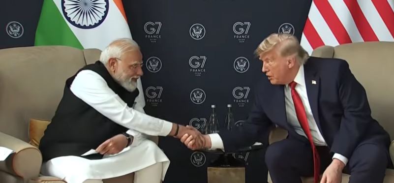 PM Modi and President Trump at G7 Summit discussing West Asia and India-US trade deal PM Modi and President Trump at G7 Summit discussing West Asia and India-US trade deal