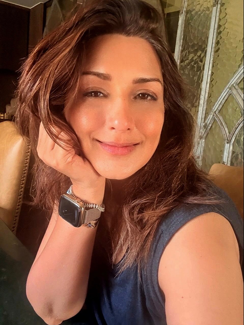 Sonali Bendre emoting through silences in Raakh web series Sonali Bendre emoting through silences in Raakh web series