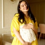Surbhi Jyoti baby girl holding finger Surbhi Jyoti baby girl holding finger